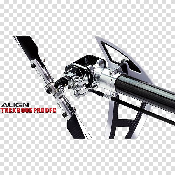 ALIGN RC Model Porducts T-REX 800E PRO DFC Helicopter rotor Tyrannosaurus Design for Change, helicopter transparent background PNG clipart