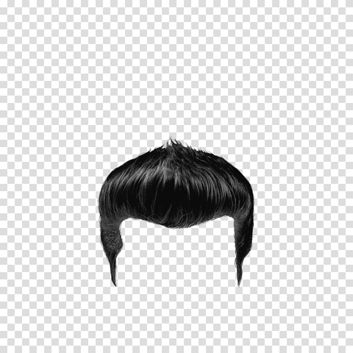 black wig , Hairstyle Editing PicsArt Studio, hair style transparent background PNG clipart