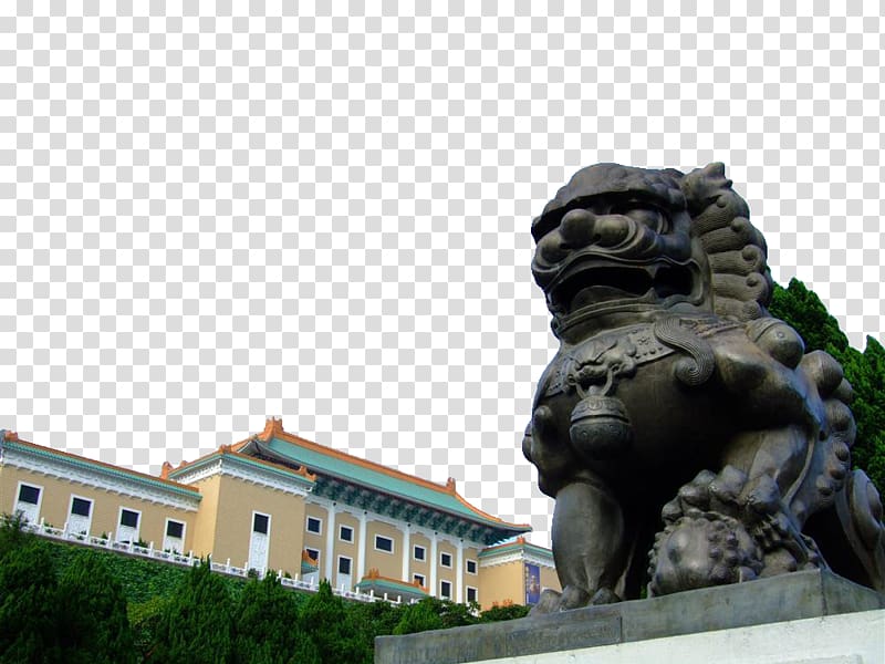 National Palace Museum Lungshan Temple of Manka Forbidden City Museum of the Imperial Collections Tokyo National Museum, National Palace Museum entrance Bronze Lion transparent background PNG clipart