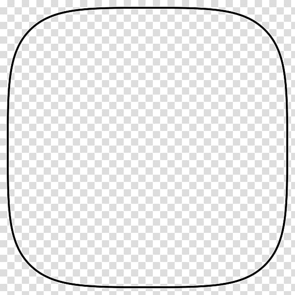 Squircle Square Circle Superellipse Shape, business financial borders transparent background PNG clipart