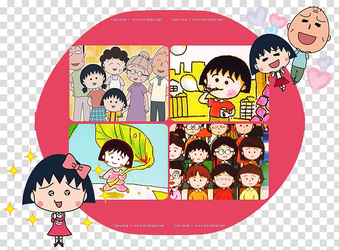 Chibi Maruko-chan Anime Cartoon Hanau, others transparent background PNG clipart