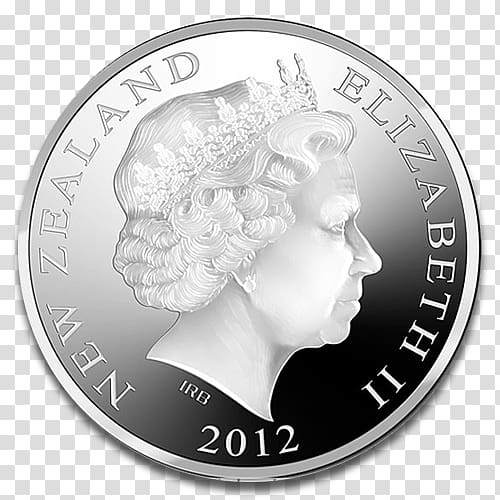 New Zealand dollar Silver coin Proof coinage, Coin transparent background PNG clipart