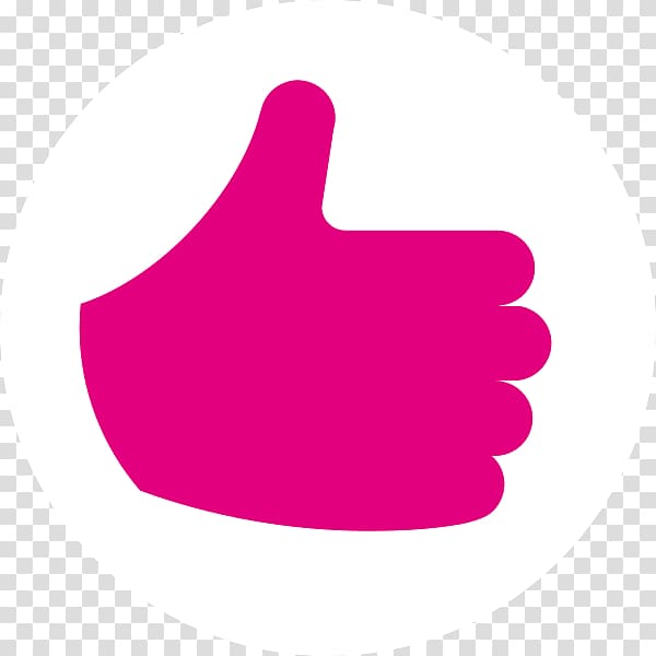 Thumb signal Pink , vaandel transparent background PNG clipart