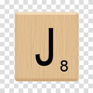 J8 puzzle, Scrabble Tile J transparent background PNG clipart