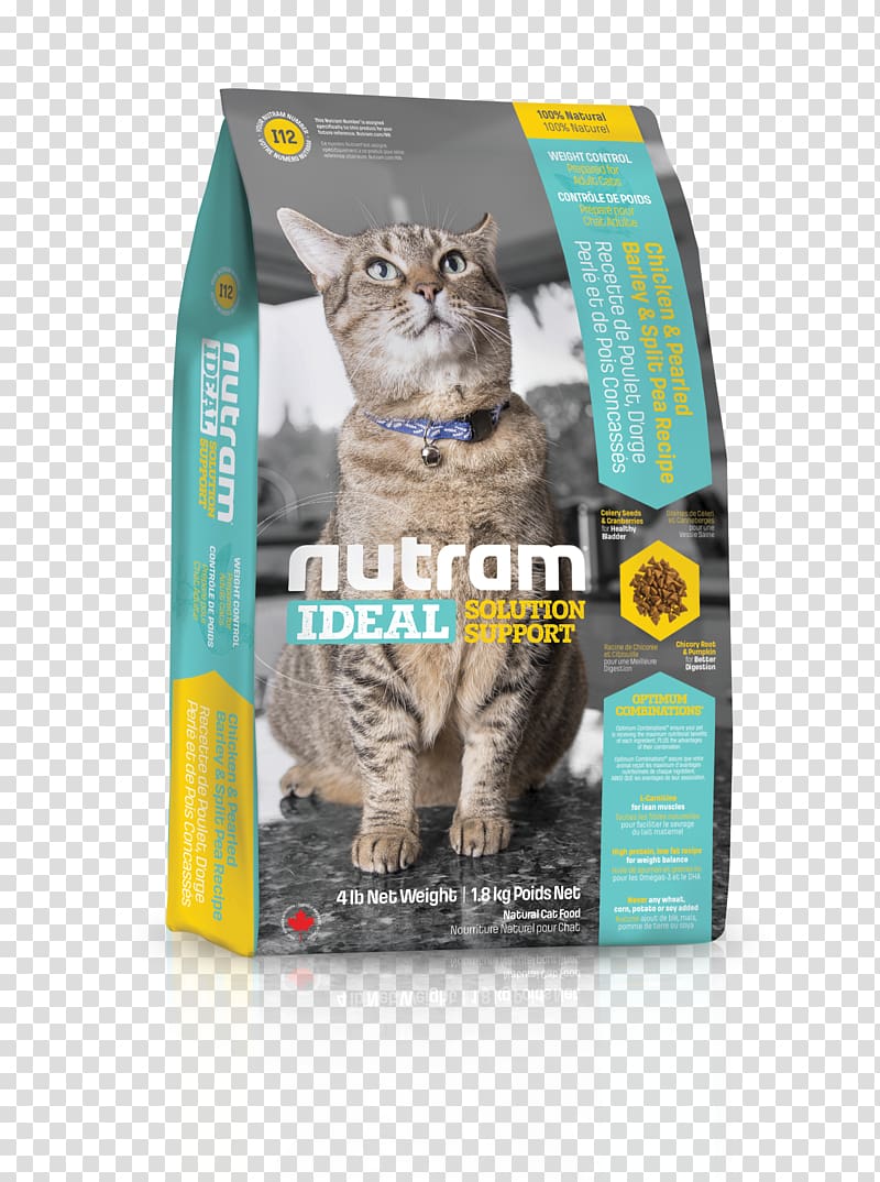 Cat Food Weight Kitten Nutram I12 Ideal Solution Alimento para Gatos Control de Peso, food category 5 transparent background PNG clipart