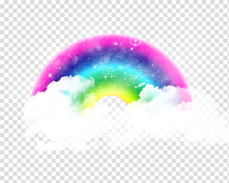 Rainbow Cloud Drawing Desktop , scape effects transparent background PNG clipart