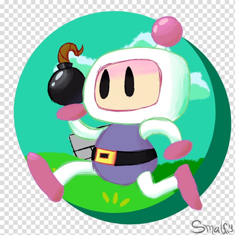 Bomberman Konami Smiley, bomberman transparent background PNG clipart