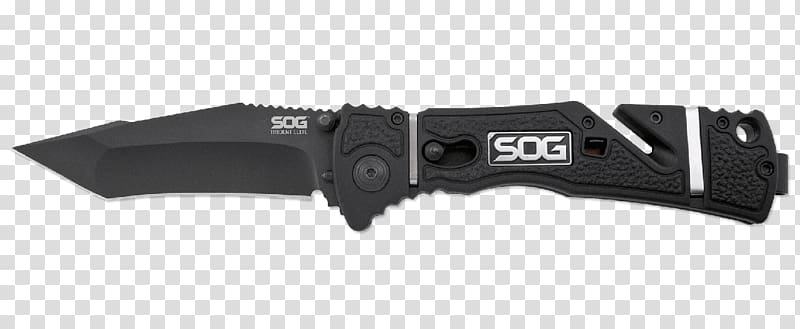 Pocketknife SOG Specialty Knives & Tools, LLC Tantō Serrated blade, sog trident knife transparent background PNG clipart