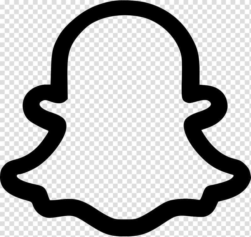 Snapchat logo stencil art, Social media Computer Icons Logo, snapchat transparent background PNG clipart