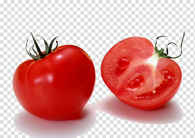 Cherry tomato Food Auglis Tomato paste Seed, Cut tomato half stars transparent background PNG clipart