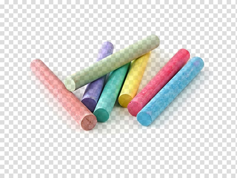 assorted-color chalks, Sidewalk chalk Color Drawing , Chalk transparent background PNG clipart