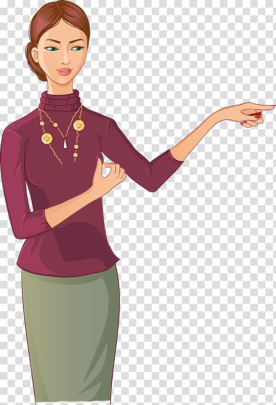 Teacher Animation School Education, female teacher transparent background PNG clipart