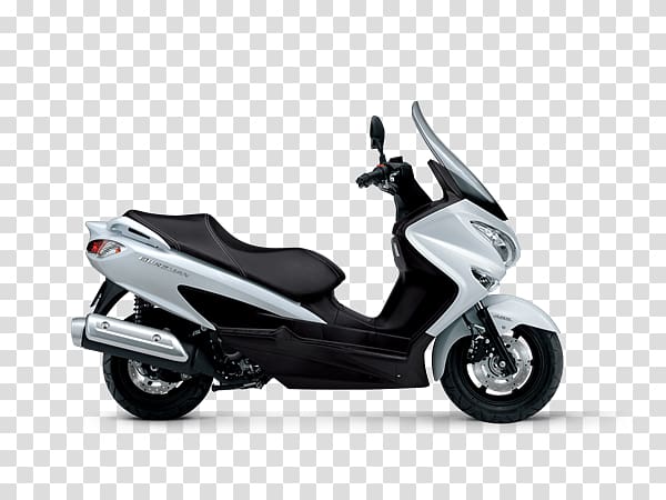 Suzuki Burgman 200 Scooter Motorcycle, White scooter Delivery transparent background PNG clipart