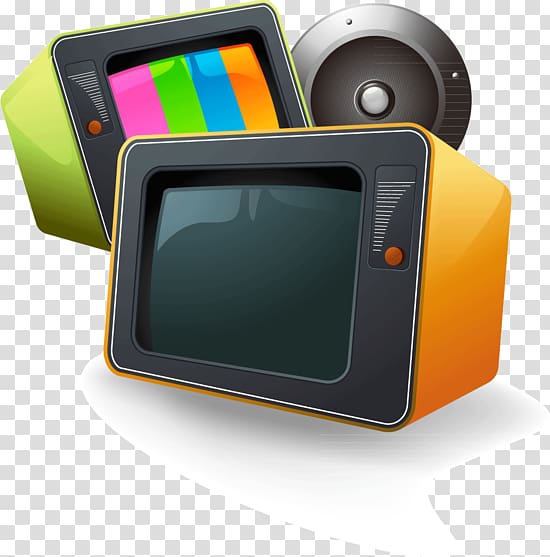 Ripping MPEG-4 Part 14, Old TV transparent background PNG clipart