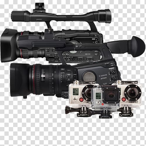 Video Cameras Camera lens Canon XH A1S Zoom lens, Camera Operator transparent background PNG clipart