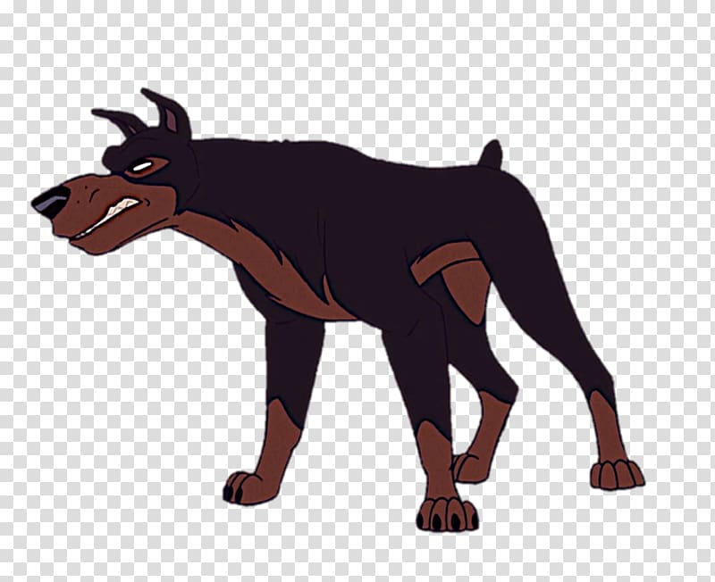Dobermann The Tramp YouTube The Walt Disney Company Dog breed, lady tramp transparent background PNG clipart