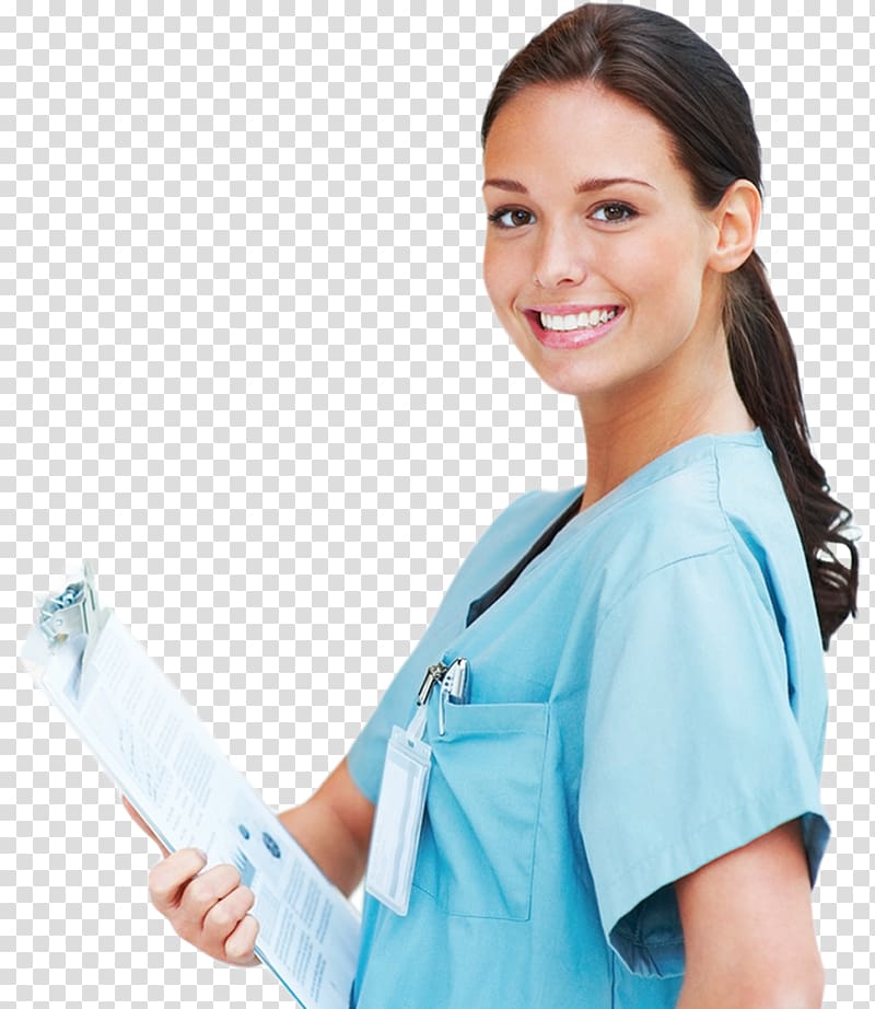 woman in teal nurse uniform smiling, T-shirt Nursing , Nurse Free transparent background PNG clipart