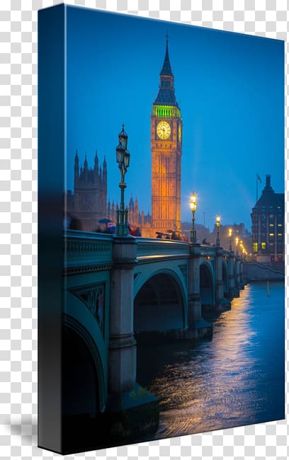 Westminster Canvas print Printing Art, Westminster Bridge transparent background PNG clipart