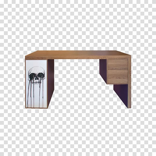 Desk Medium-density fibreboard Wood Drawer, COMODA transparent background PNG clipart