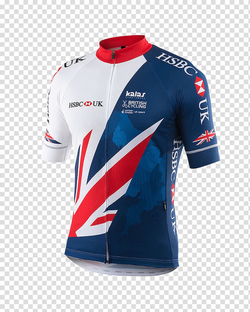 United Kingdom Great Britain Cycling team Cycling jersey, united kingdom transparent background PNG clipart