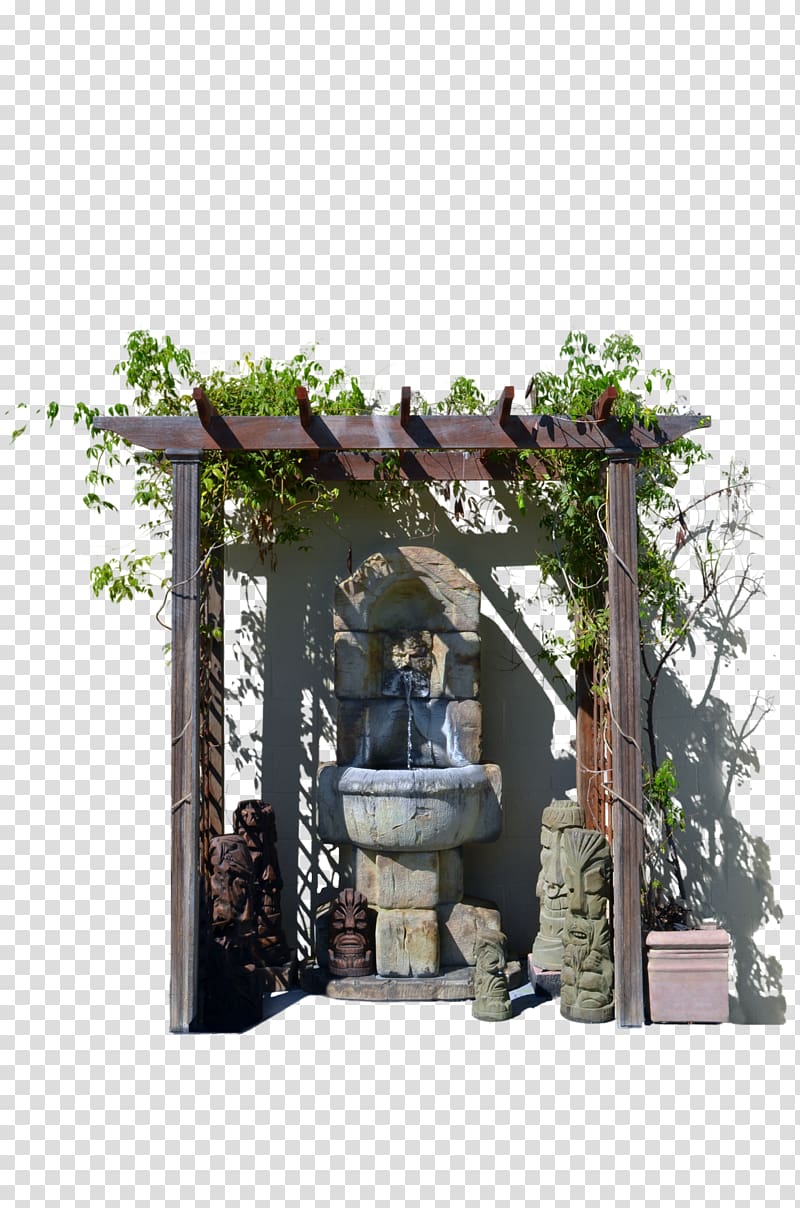 Gardening Trellis Landscape design Fountain, transparent background PNG clipart