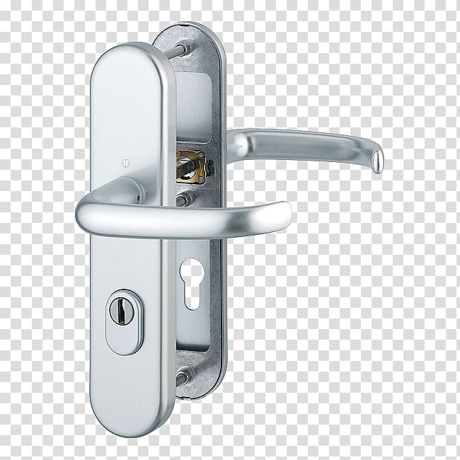Lock Door handle Hoppe Group Schutzbeschlag, sk2 transparent background PNG clipart