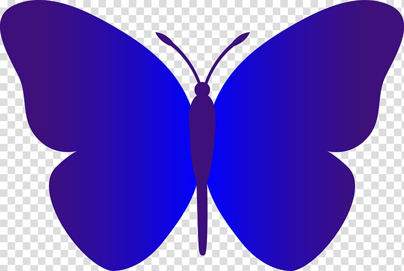 Butterfly Silhouette Stencil , blue butterfly transparent background PNG clipart