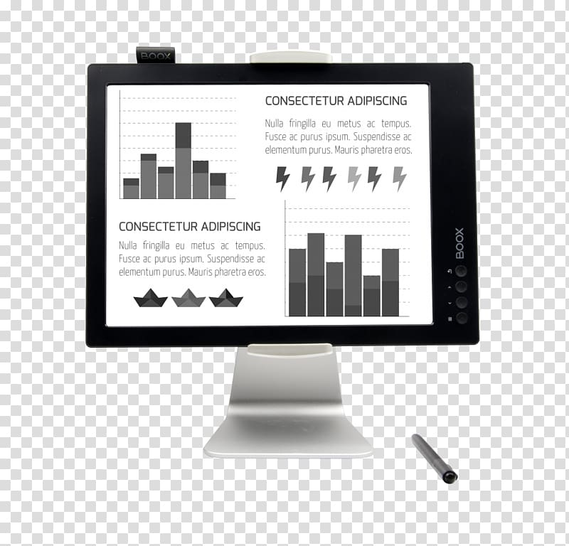 Boox E Ink E-Readers Sony Reader Display device, book transparent background PNG clipart