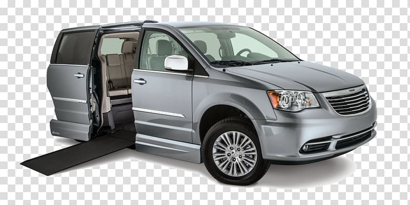 Minivan Chrysler Town & Country Dodge Car, Wheelchair Accessible Van transparent background PNG clipart