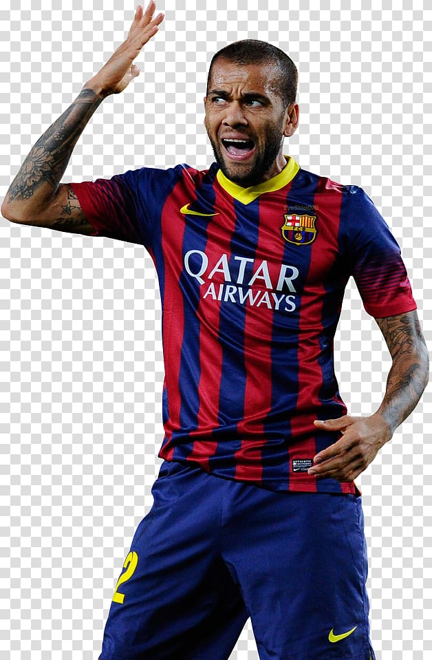 Dani Alves FC Barcelona Football player, fc barcelona transparent background PNG clipart