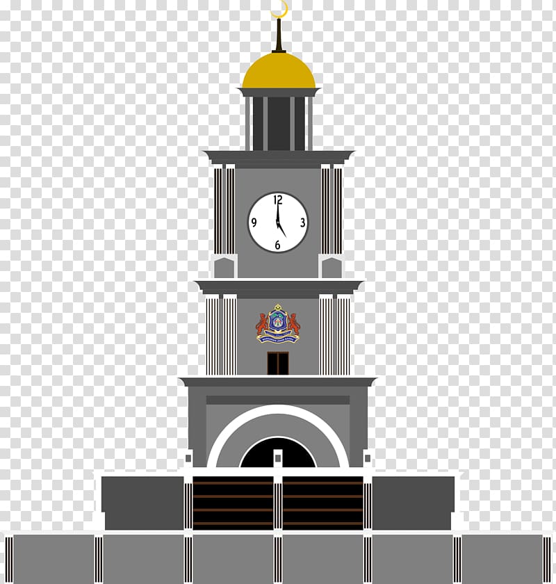 Johor Bahru Big Ben Clock tower Building, tower transparent background PNG clipart