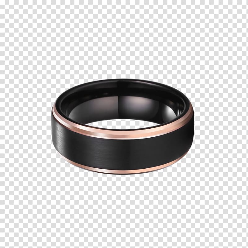 Wedding ring Silver Tungsten carbide, ring transparent background PNG clipart