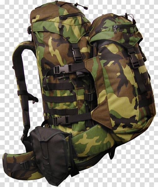 Backpack Military camouflage Travel The North Face Cobra 60, Military Backpack transparent background PNG clipart