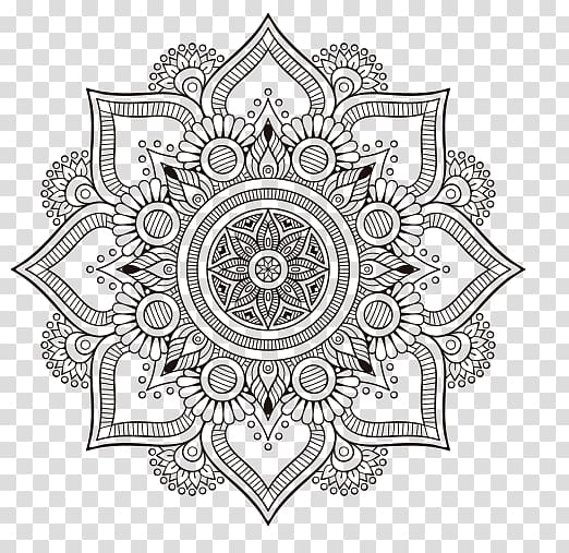 Mandala Coloring book , others transparent background PNG clipart ...