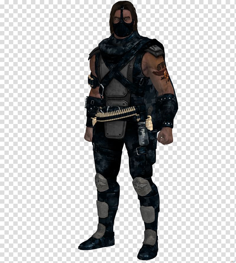 Mortal Kombat X Erron Black Stryker Art Mercenary, Mortal Kombat transparent background PNG clipart
