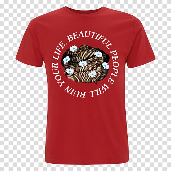 T-shirt Hoodie The Wombats Beautiful People Will Ruin Your Life, beautiful people transparent background PNG clipart