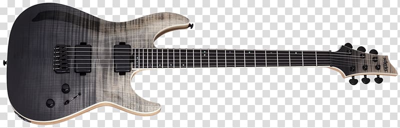 Schecter C-1 Hellraiser FR Seven-string guitar Schecter Guitar Research Electric guitar, electric guitar transparent background PNG clipart