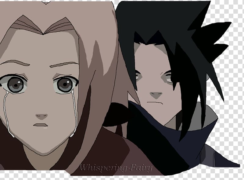 Sasuke Uchiha Kurenai Yuhi Art Clan Uchiha, whispering transparent background PNG clipart