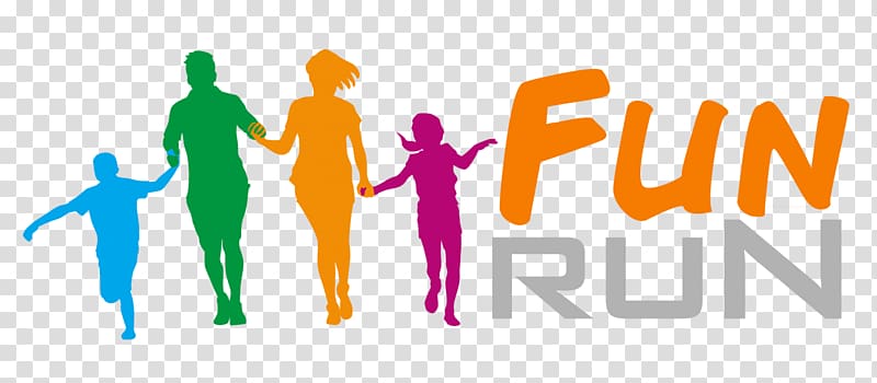 Fun Run illustration, Fun run 5K run Running Racing 10K run, family day transparent background PNG clipart