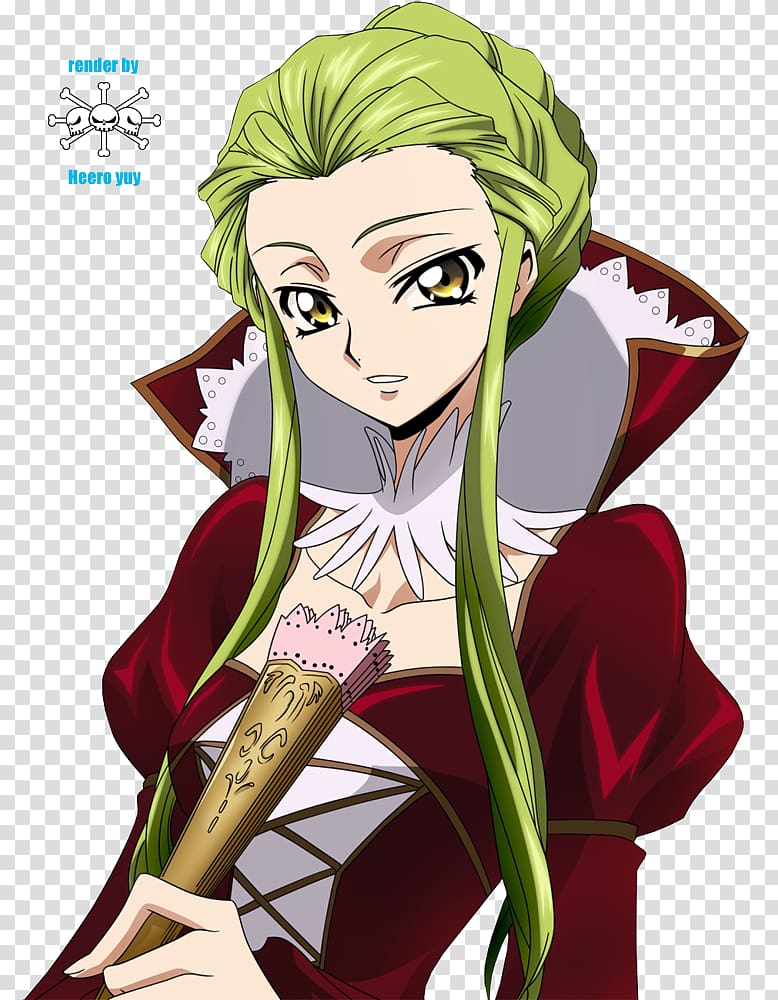 C.C. Lelouch Lamperouge Nunnally Lamperouge Suzaku Kururugi Anime, code transparent background PNG clipart