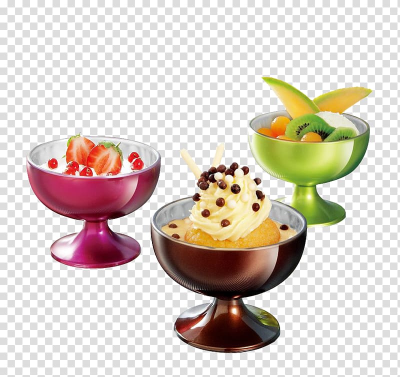 Ice cream Tea Fruit salad Cup Tableware, Ice cream cup transparent background PNG clipart