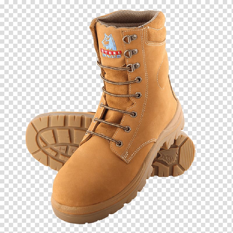 Steel blue Boot Safety Footwear Nubuck, boot transparent background PNG clipart