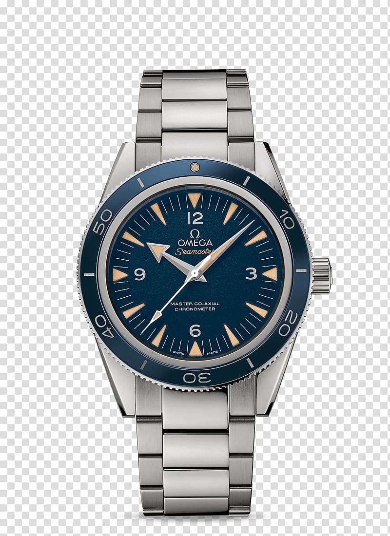 Omega Seamaster Omega SA Coaxial escapement Watch OMEGA Men\'s Seamaster 300 Master, watch transparent background PNG clipart