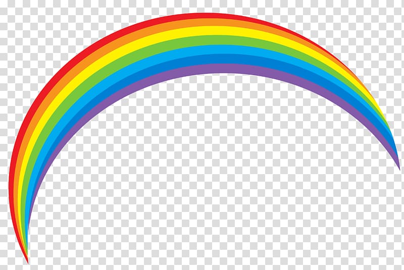 Rainbow Sky, Rainbow , rainbow illustration against blue background transparent background PNG clipart