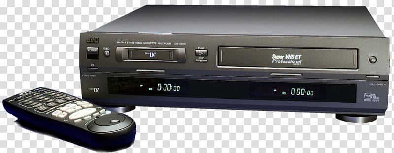 S-VHS VCRs JVC Audio, video recorder transparent background PNG clipart