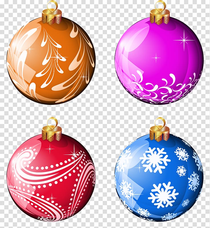Christmas ornament Christmas decoration Ball , Christmas ball transparent background PNG clipart