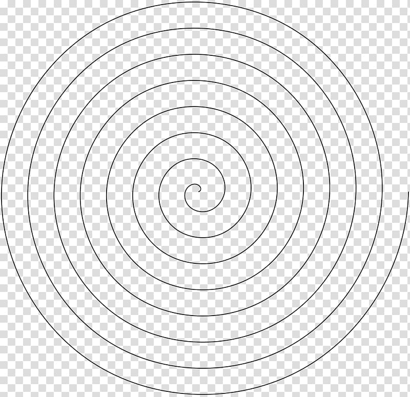 gray spiral line , Archimedean spiral Angle Curve Circle, spiral transparent background PNG clipart