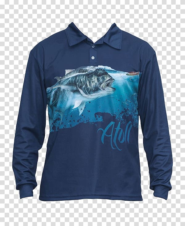 Long-sleeved T-shirt Long-sleeved T-shirt Polo shirt, Fishing Tournament transparent background PNG clipart