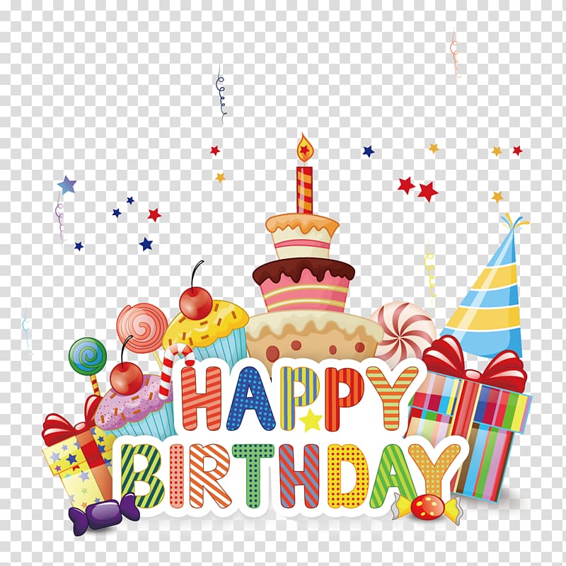 Birthday cake Chocolate cake Gift, Birthday cake and gifts transparent background PNG clipart