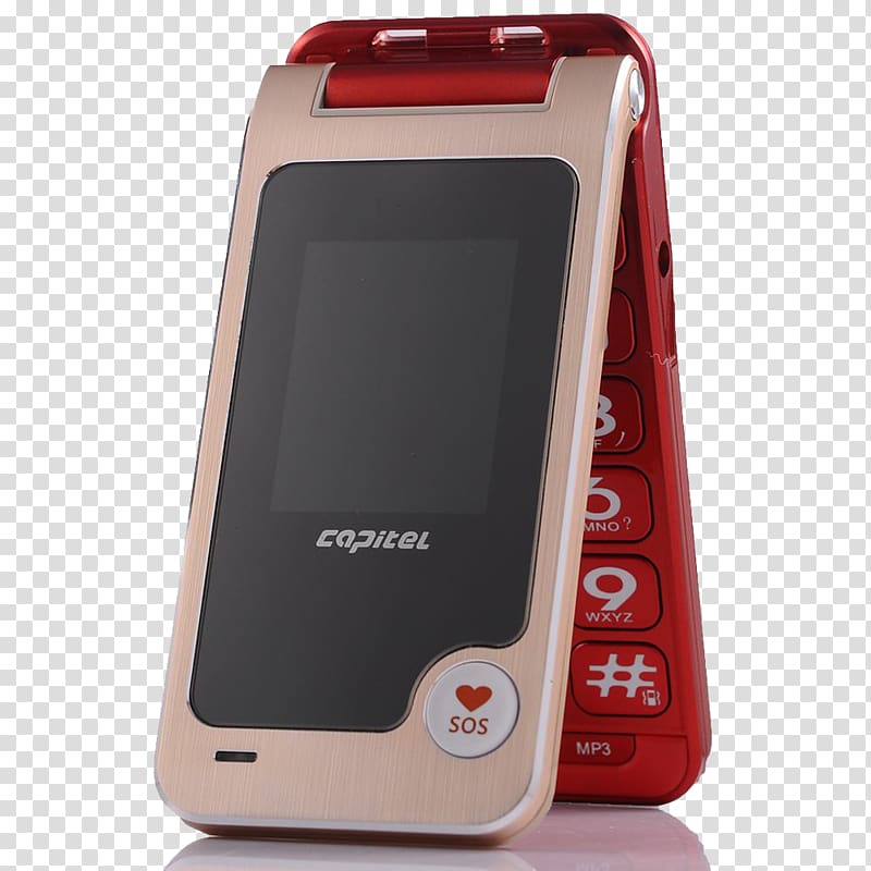 Feature phone Smartphone Communication, Fashion flip old man machine transparent background PNG clipart